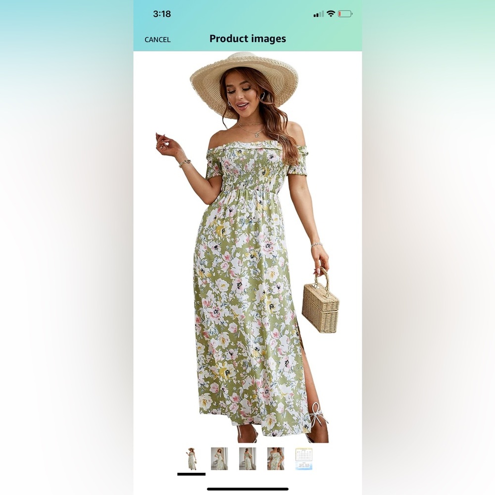 Floral maxi dress